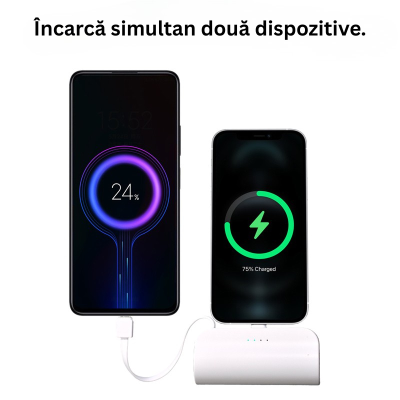 Încărcător Portabil Mini de Buzunar