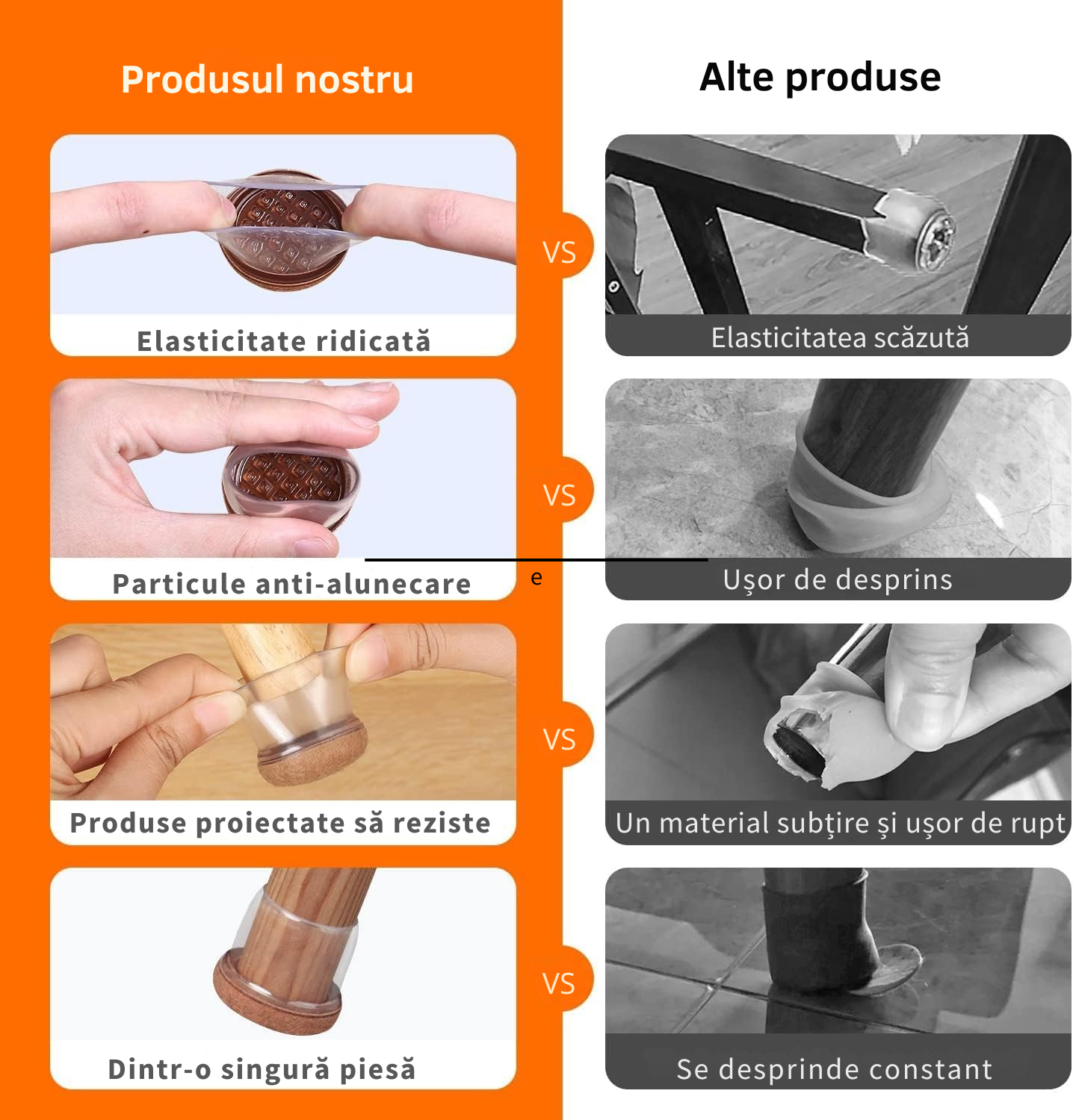 Protectoare pentru Picioare Mobilier